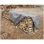 Bâche robuste en poly de 8 pi x 10 pi, argent