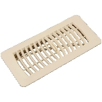 Grille de plancher amande en poly, 4 x 10 po