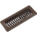 Grille de plancher brune en poly, 3 x 10 po