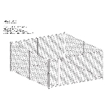 Chenil 2-en-1 en grillage