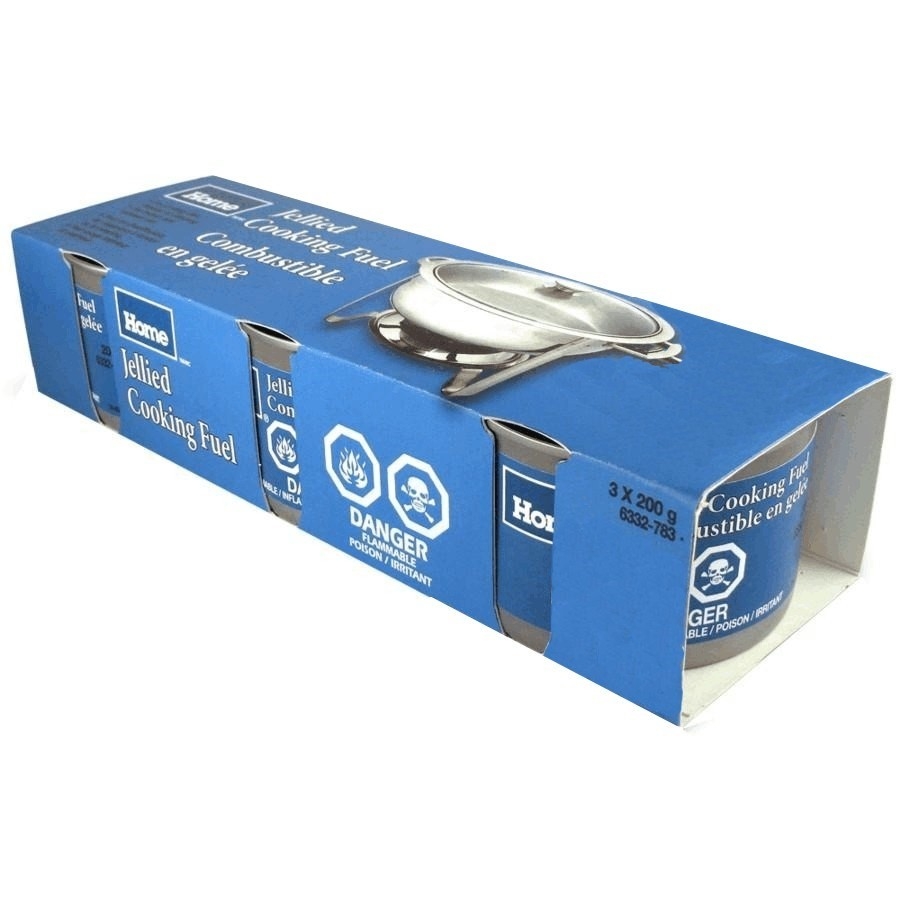 Paquet de 3 contenants de combustible en gel, 200 g