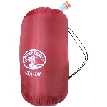 Sac de couchage rouge et noir de 2 lb, 32 po x 86,5 po