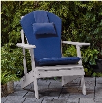 Chaise Adirondack en bois flottant gris
