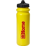 Bouteille d'eau Pro jaune de 850 mL pour athlète