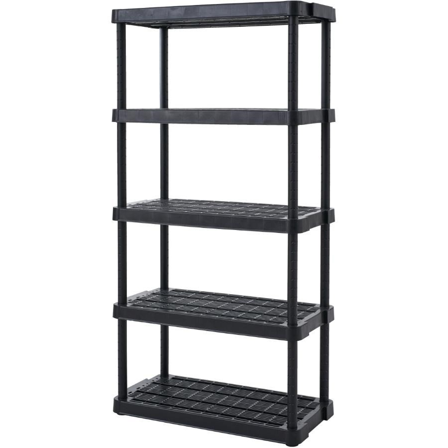 Étagère à 5 tablettes en poly robuste de 36 po x 18 po x 72 po,