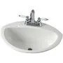 Lavabo Coronette blanc cassé de 21 po x 17 po