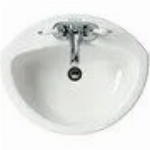 Lavabo Coronette blanc cassé de 21 po x 17 po