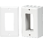 Paquet de 10 plaques murales Decora pour 1 dispositif, blanc