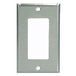 Plaque pour un dispositif, acier inoxydable