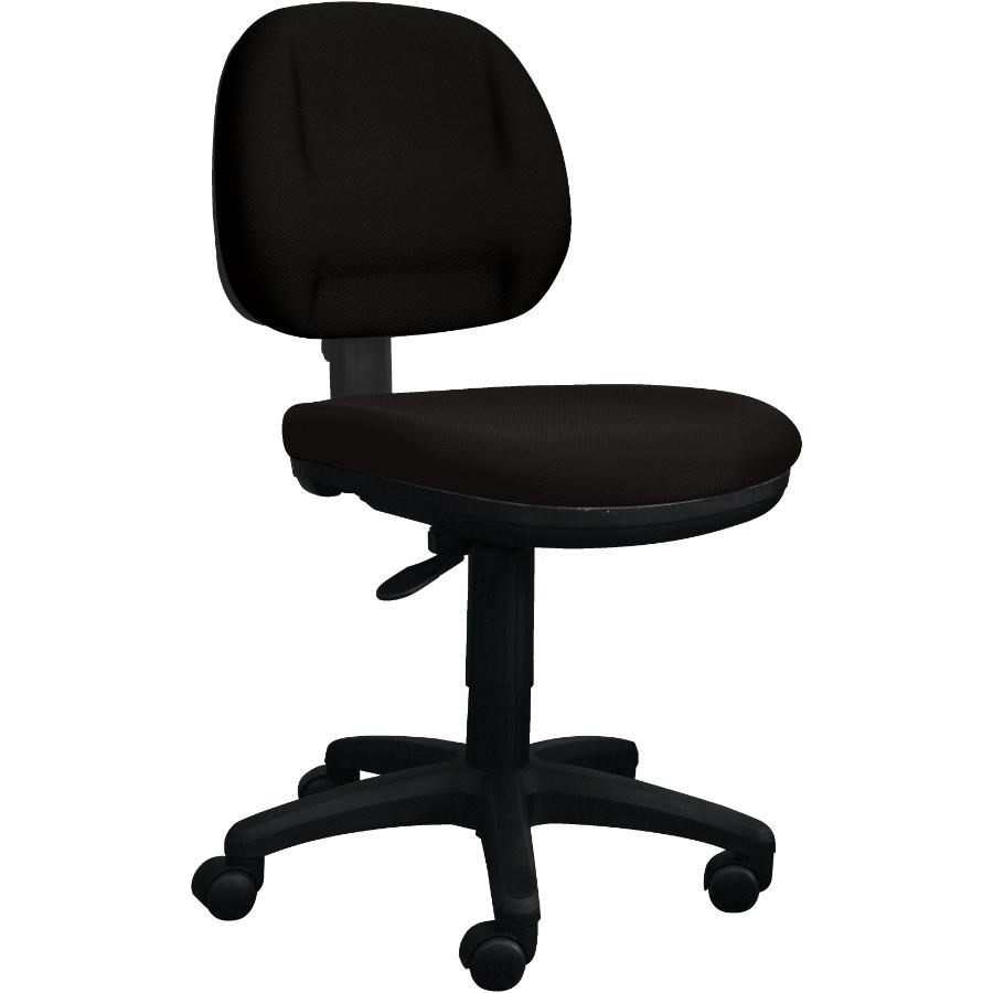 Chaise de bureau de luxe noire pour sténographe