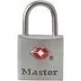 Paquet de 4 cadenas TSA de 7/8 po à clés identiques pour bagage