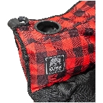 Chaise de camping Bear Buddy pour adultes, rouge et noir