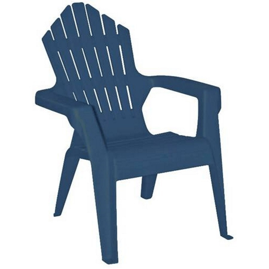 Chaise Adirondack en résine pour enfants, bleu Waterloo