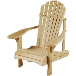 Chaise Cape Cod en pin non fini pour adultes