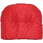 Coussin de luxe pour siège, uni rouge