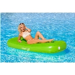 Chaise longue gonflable Sun Comfort, vert lime