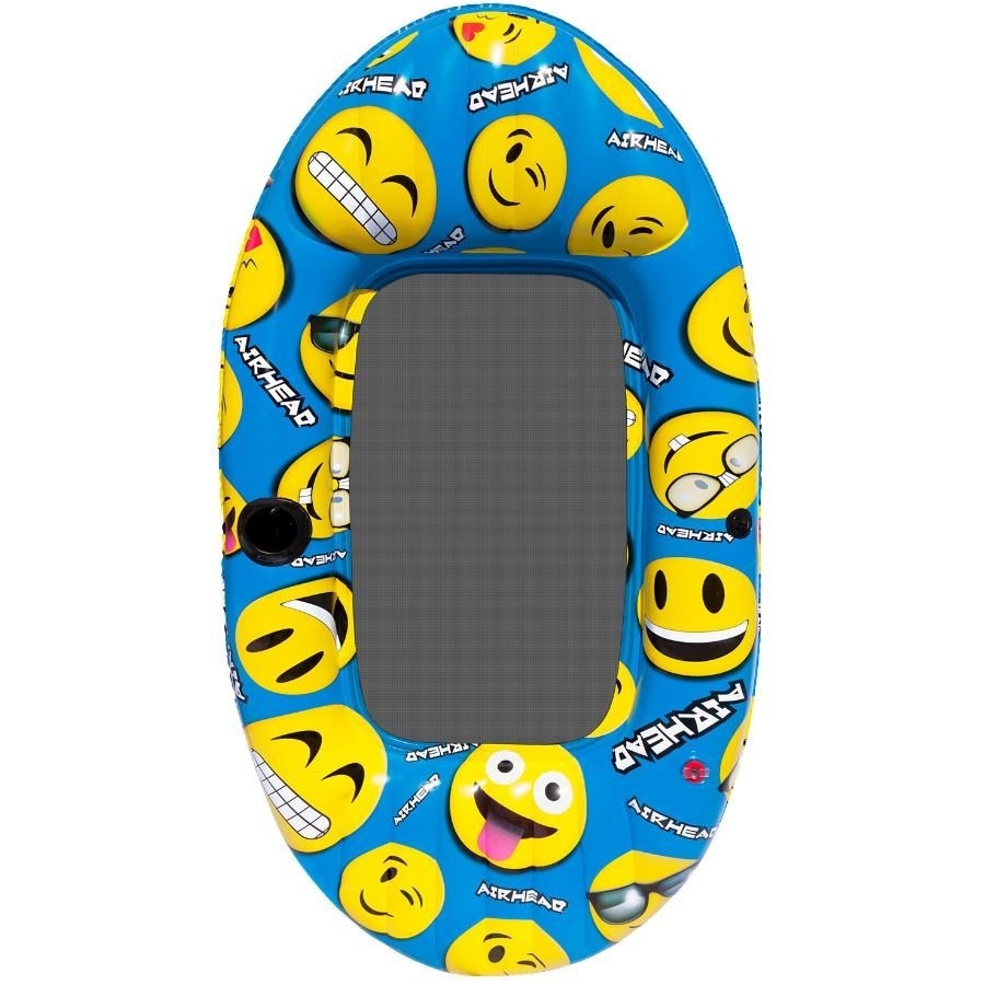 Chaise longue gonflable EMOJI de 66 po x 37 po
